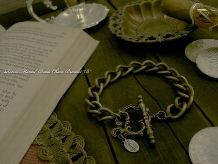 Rococo Mantel Brass Chain Bracelet 『B』 \10,800 Rococo Mantel Brass Chain Bracelet 『B』 \10,800